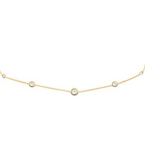 Logan Hollowell 5 Moonstone Orbit Bezel Choker